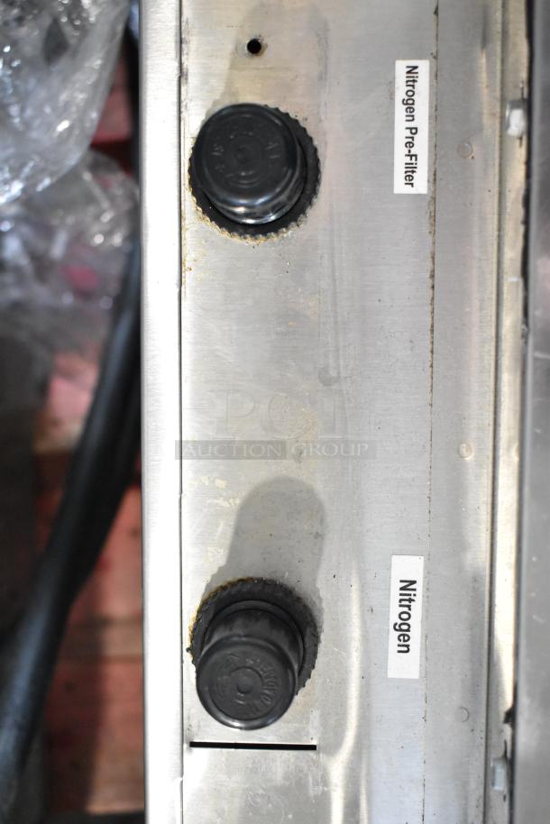 2021 Automatic Bar Controls JT-NITCOM-R cold brew nitro dispenser. Stainless steel, labeled nitrogen controls. 115V, 1 phase.