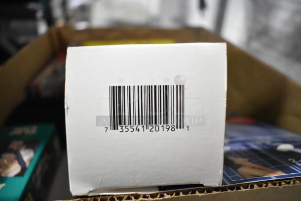 Gray poly tool box and Tru rubber extension cord in a tier lot, new condition, visible barcode on box.