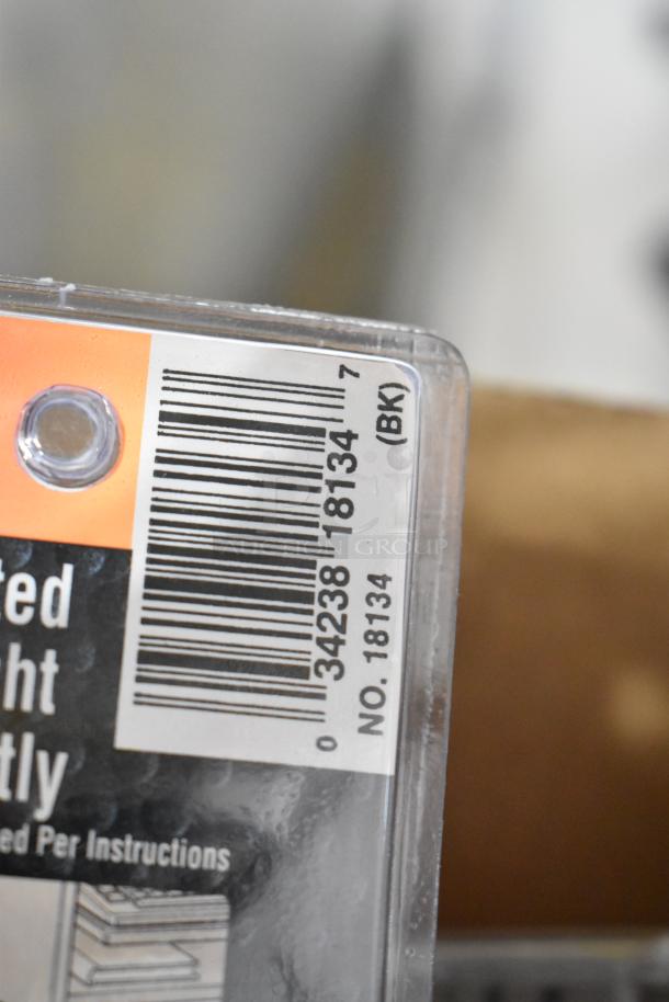 Barcode close-up of auction item packaging, marked No. 18134.