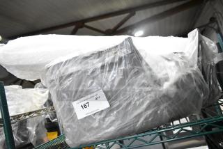 Plastic-wrapped black cat box on shelf, auction label "167 QTY" visible. New condition.