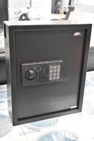 BRAND NEW 360 Office Furniture black steel key cabinet, 14 1/8" x 4 3/4" x 17 3/4", electronic keypad, fits 71 keys.