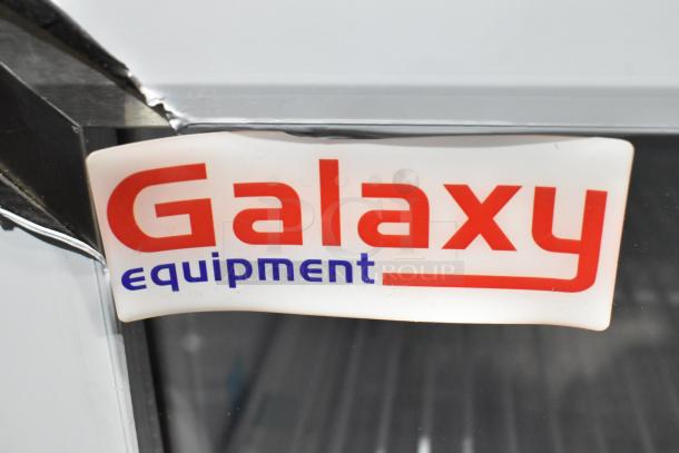 BRAND NEW Galaxy 177CRG3B Refrigerated Merchandiser, 2.5 cu ft, black, customizable, 115V, scratch and dent condition.