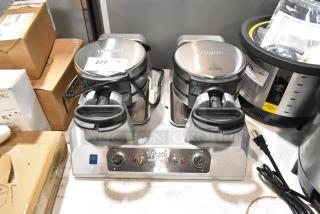 BRAND NEW SCRATCH AND DENT! Waring WW300BX Non-Stick Quad Belgian Waffle Iron / Maker. 208 Volts, 1 Phase. - Item #1220413