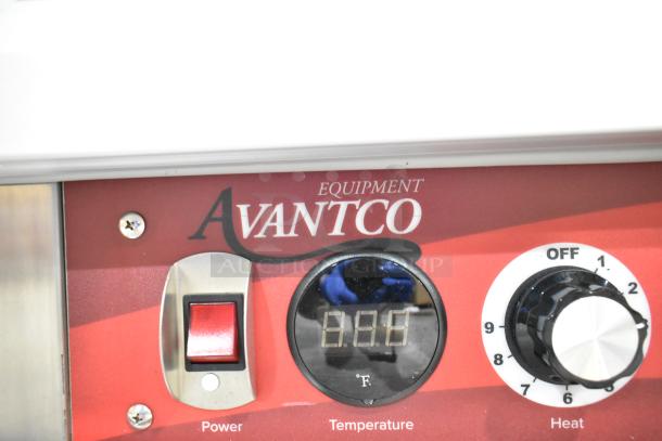 BRAND NEW Avantco 177HPESC1836 heated cabinet control panel with temperature display and adjustable heat settings.