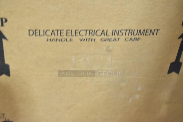 Box labeled "Delicate Electrical Instrument. Handle with Great Care" for Bunn CWTF35-APS Airpot Brewer, 120V, 1 Phase.