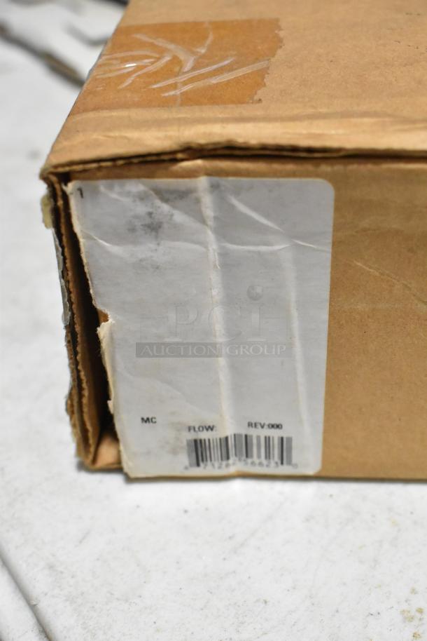 Box of brand new Equip by T&S 5SV spray valve replacement for pre-rinse units. Scratch and dent condition. Label with barcode visible.