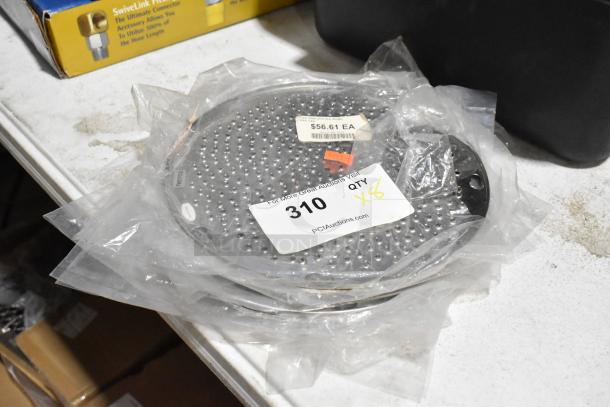 8 brand new metal Pelican Head grater blades, scratch and dent condition, in plastic packaging. Labels show price and quantity.