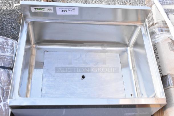 Brand new Regency 600IB1824CP 18"x24" ice bin with cold plate and bottle holders. Scratch and dent, 51 lb. No legs.