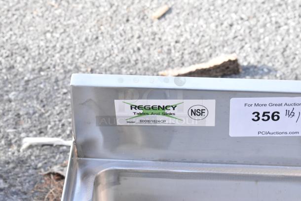 BRAND NEW Regency 600IB1824CP 18"x24" underbar ice bin, scratch and dent, 7 circuit cold plate, bottle holders, no legs.