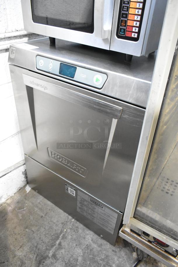 2019 Hobart LXER stainless steel undercounter dishwasher, model LXER, 120/208-240V, 1 phase, excellent condition.