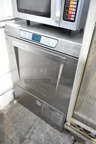 2019 Hobart LXER stainless steel undercounter dishwasher, model LXER, 120/208-240V, 1 phase, excellent condition.