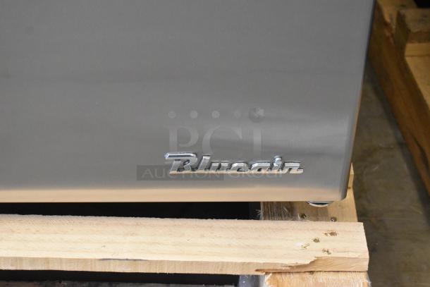 Blue Air BLUR48-HC stainless steel commercial cooler, scratch and dent, 2-door, 115 volts, 1 phase, new condition.