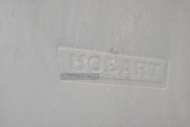 2018 Hobart 6801 Metal Meat Saw, commercial floor model, embossed Hobart logo. 200-230V, 3-phase.
