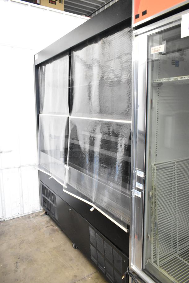 Federal RSSL678SC Metal Commercial Floor Merchandiser with open display, metal shelves, on casters. 208-240V, 1 Phase.