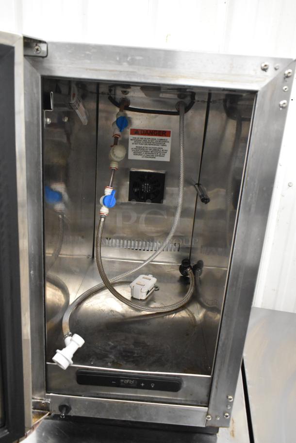 2020 Automatic Bar Controls JT-NITCOM-L stainless steel cold brew nitro dispenser. 115V, 1 phase. Interior tubing visible.