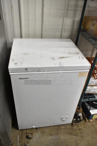 Hisense WFC050M6XWD Chest Freezer w/ Hinge Lid. 115 Volts, 1 Phase. - Item #1219205