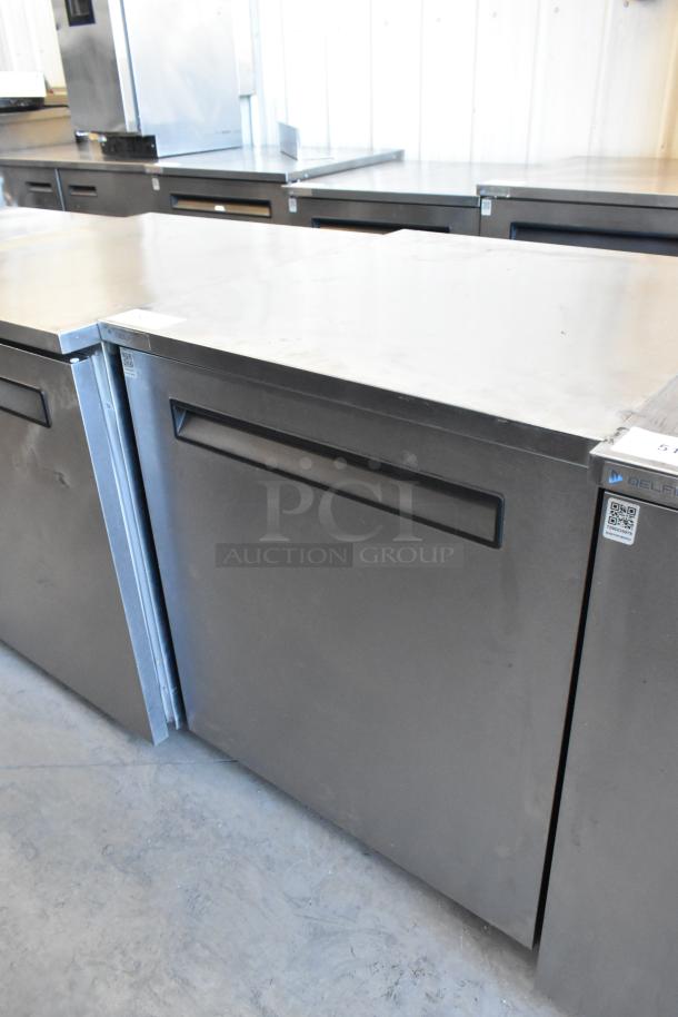2021 Delfield 406P-STAR2 stainless steel undercounter cooler, single door, 115 volts, excellent condition.