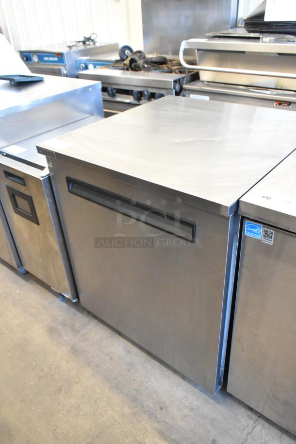 2021 Delfield 406P-STAR4 stainless steel undercounter cooler, single door, 115V, excellent condition.