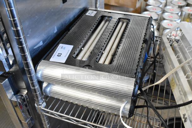 2 CEOS72/DS-225 Metal Bug Zapper, 115V, 1 Phase. Black and silver, visible grid, model label, slight wear.