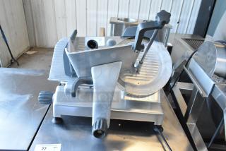 2022 Hobart Centerline EDGE12-11 Stainless Steel Commercial Countertop Meat Slicer w/ Blade Sharpener. 115 Volts, 1 Phase. - Item #1219234