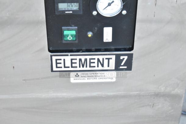 Jun-Air 87R-4MN1-HSBHH Nitro Brew Nitrogen Generator, stainless steel, with control panel, casters, 120V, 1 phase.