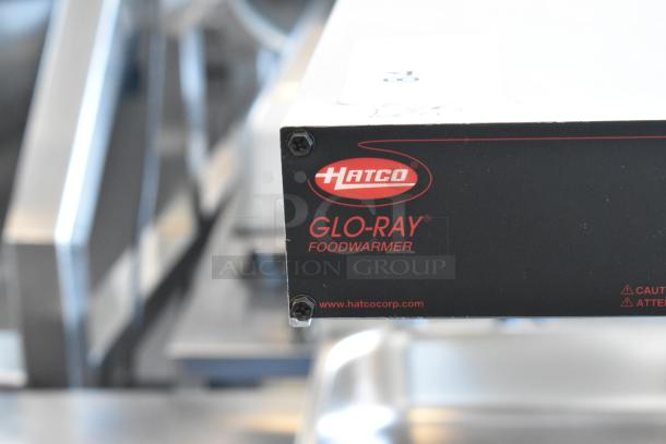 BRAND NEW SCRATCH AND DENT Hatco GRFFL Countertop Warmer, 120 Volts, 1 Phase, model details visible, slight cosmetic marks.