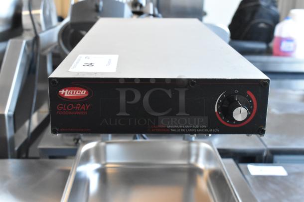 BRAND NEW Hatco GRFFL Countertop Warmer, 120V, 1 Phase, minor scratches, Glo-Ray model with temperature dial.