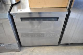 2022 Delfield 406P-STAR2 stainless steel undercounter cooler, single door, on casters, 115V, excellent condition.