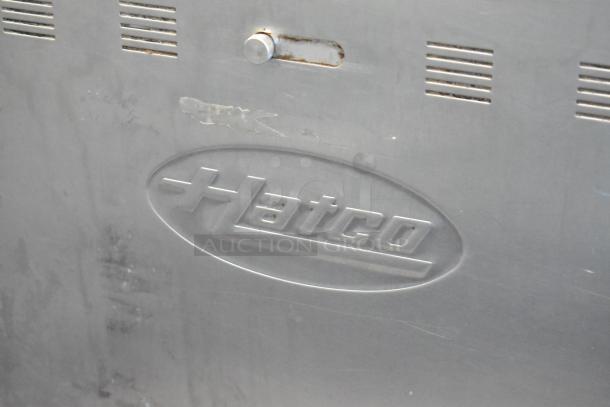 Hatco CS2-10 Stainless Steel Cook & Hold Oven, commercial casters, 240V, 1 Phase, logo visible, used condition.