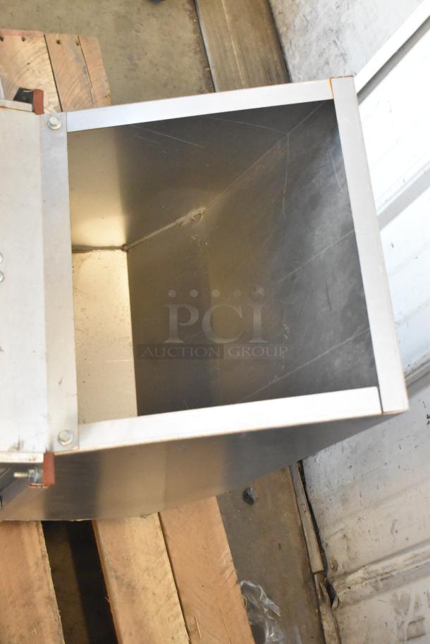 Brand new 2021 CaptiveAire CASRE13BD metal commercial power ventilator, pristine condition, metal construction.