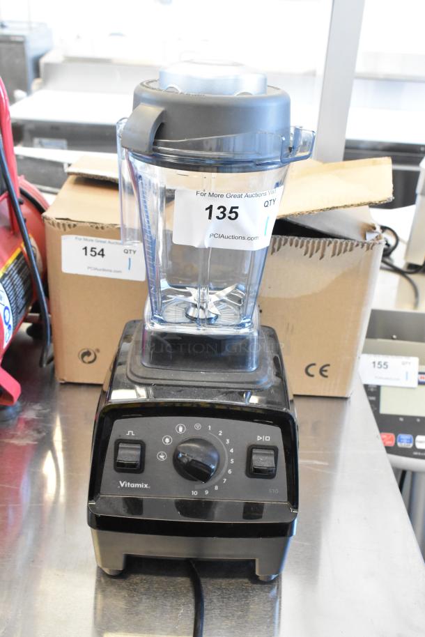 Brand new Vitamix VM0197A countertop blender with pitcher. Features include 120 volts, 1 phase, with minor scratches and dents.