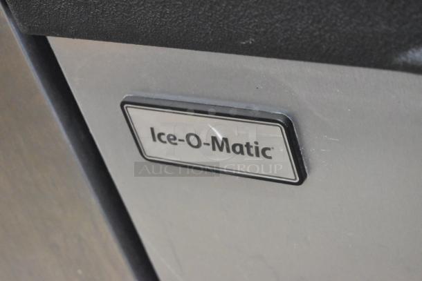 2023 Ice-O-Matic B55PSC stainless steel ice bin, 30", capacity 510 lbs, commercial use, brand label shown.