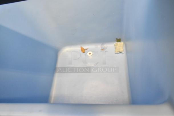 2023 Ice-O-Matic B55PSC Stainless Steel Ice Bin, 30", 510 lbs capacity, interior view, excellent condition.