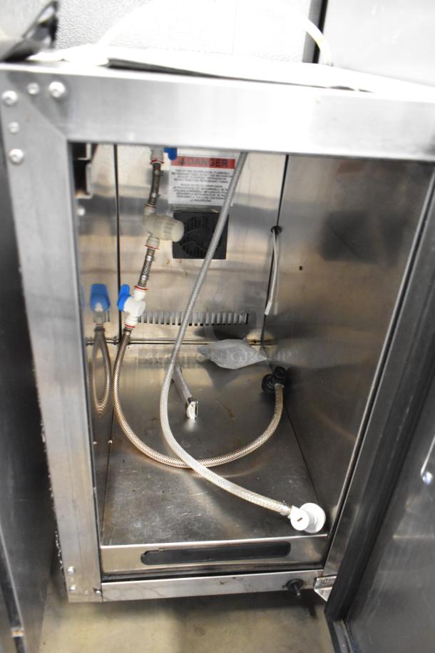 2020 Automatic Bar Controls JT-NITCOM-R Nitro Dispenser, stainless steel, commercial grade, 115V, clean condition, interior view.