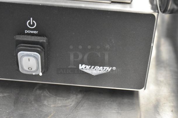 2024 Vollrath TSI8002 stainless steel commercial double panini press, 208-240V, branding visible, excellent condition.