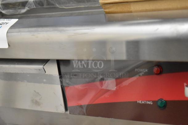 Avantco stainless steel 30" flat top griddle, brand new, scratch and dent, visible power and heating indicators.