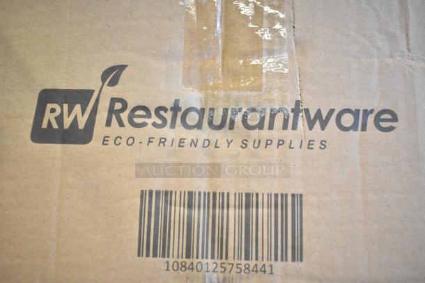 Brand new Hi Tek RWT1661B 11 quart soup kettle food warmer, 120 volts, minor scratches and dents. Packaging shows RW Restaurantware branding.