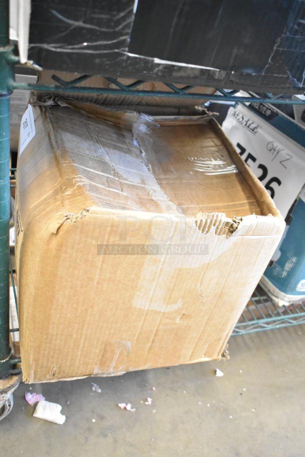 Brand new Assure 190M22HGA meat grinder attachment, scratch and dent condition, boxed with stomper for #22 hub.