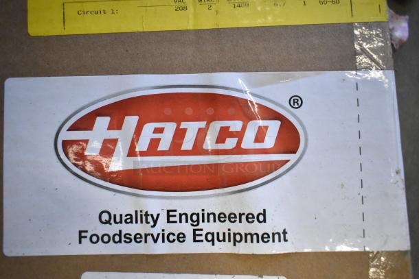 Hatco GRAH-60 infrared food warmer, 60", 208V, 1 phase, brand new with scratches, toggle controls, cardboard packaging.