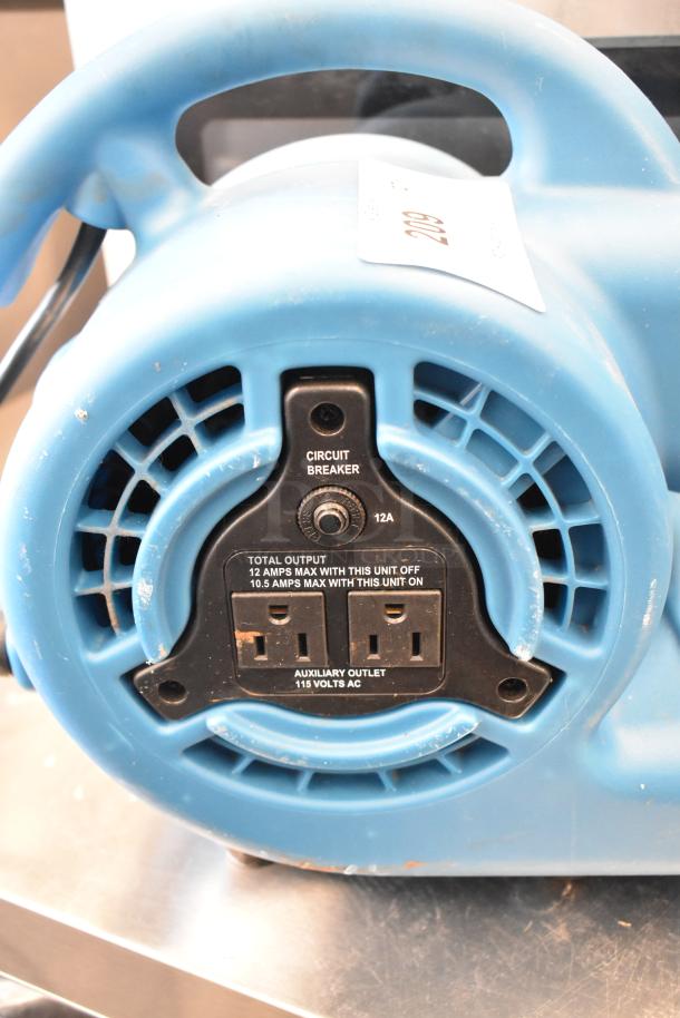 BRAND NEW SCRATCH AND DENT! Xpower P-80A Air Mover, 115V, 1 Phase, auxiliary outlets shown, minor exterior scratches.