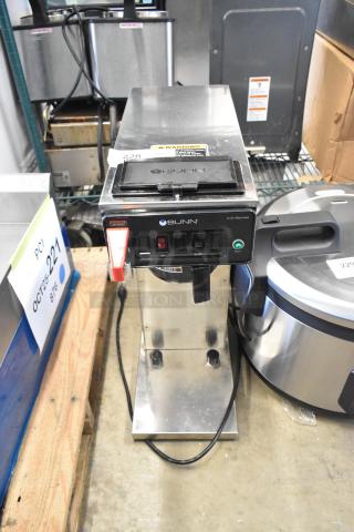 BRAND NEW SCRATCH AND DENT! Bunn 23001.0006 CWTF15-APS Stainless Steel Commercial Automatic Airpot Coffee Brewer with Hot Water Faucet - 120 Volts, 1 Phase. - Item #1219404