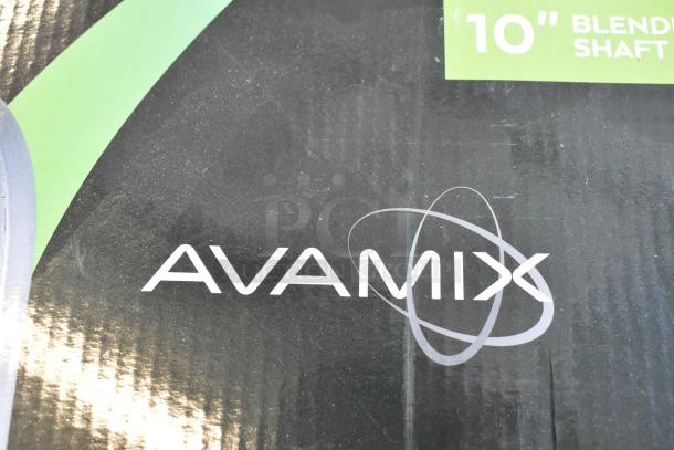 Brand new 2023 AvaMix 928IBMD10 10" immersion blender, variable speed, 3/4 hp, 120V 1-phase, with scratch and dent.