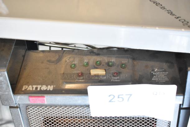 Patton PUH9907HD Room Heater, 120 Volts, 1 Phase, multiple temperature settings, dust present, auction number 257.