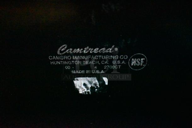 Camwear by Cambro Manufacturing Co, Huntington Beach, CA, USA. Model 2700CT, NSF-certified, made in the USA.