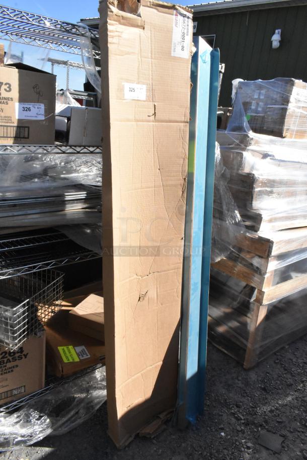 Brand new items with scratch and dent, including Eagle YWS672-0001-00 and metal piece. Box shows signs of wear.