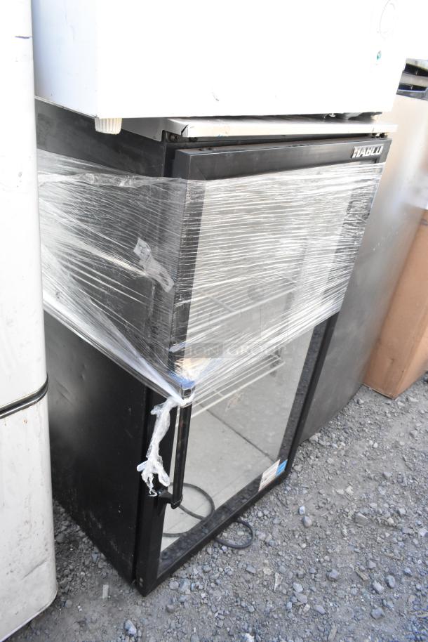Habco Mini Cooler Merchandiser in used condition, wrapped in plastic, with visible brand label.