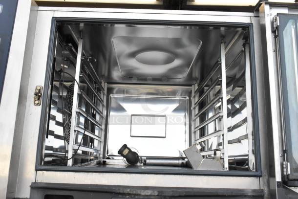 Rational 2021 iCombiPro convection ovens, stainless steel, electric, 440/480V, 3-phase, excellent condition, interior view.