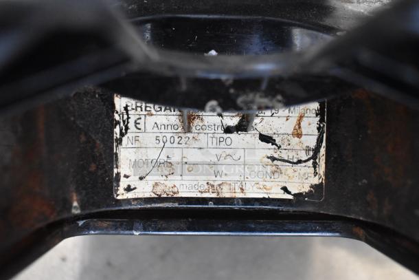 2 Metal Commercial Countertop Espresso Bean Grinders, includes Bunn ES-1G. No lids. Label shows wear, text partially visible.