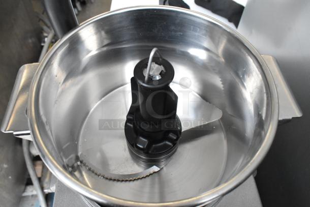 BRAND NEW Hobart FP41 speed cutter mixer food processor, 2024 model, with slight scratches. 120 Volts, 1 Phase, metal construction.