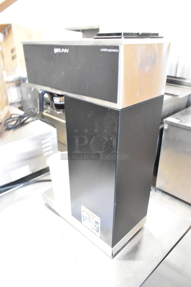 Brand new Bunn VPR-APS pourover airpot coffee brewer, model 33200.0010, 120V, 1 phase; minor scratches visible.